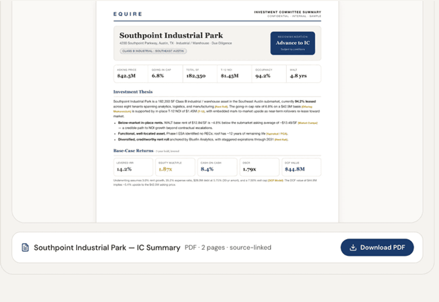 PDF preview and download
